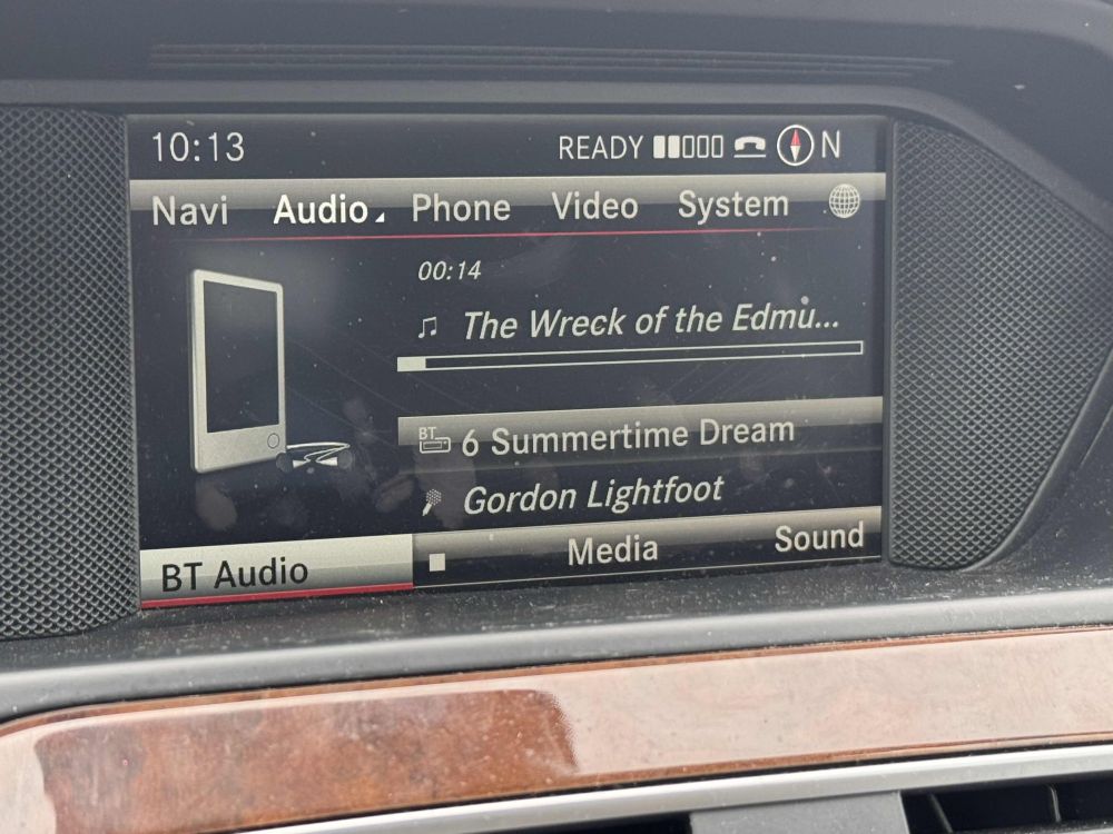 The Wreck of the Edmund Fitzgerald by Gordon Lightfoot playing in my car