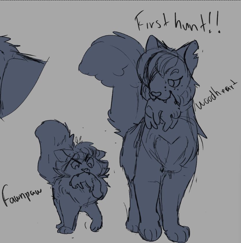 Fawnpaw (pacífica) y Woodheart (Wendy) 
Aprendiz y mentora