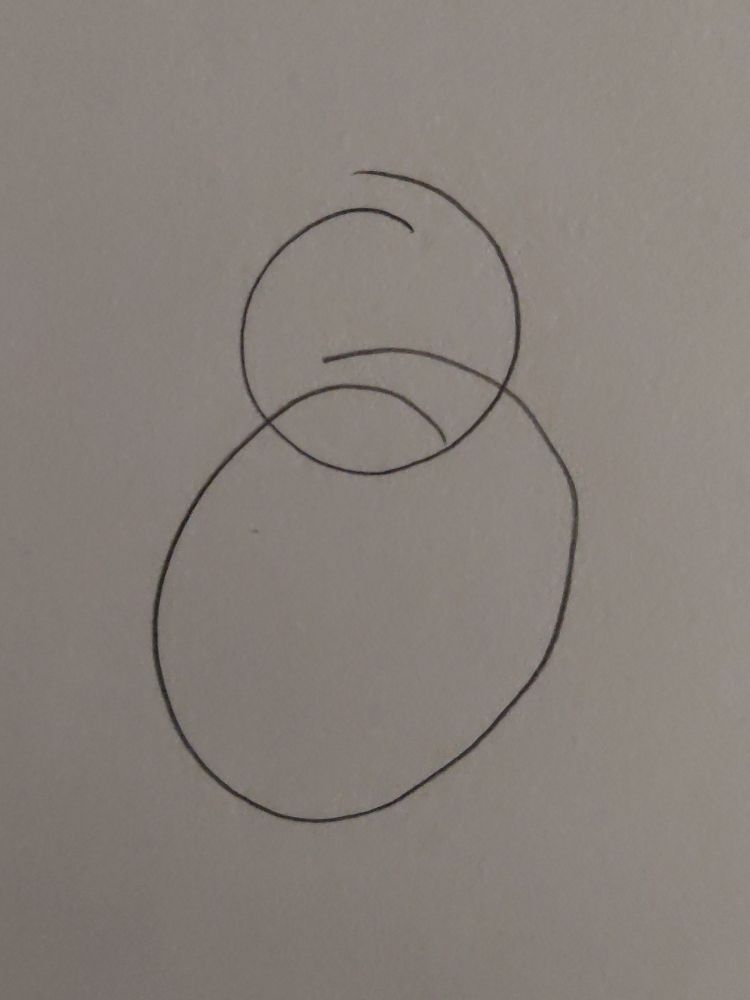 two wonky pencil circles