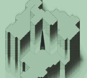 The entrance to the cave in EarthBound where you fight Giygas