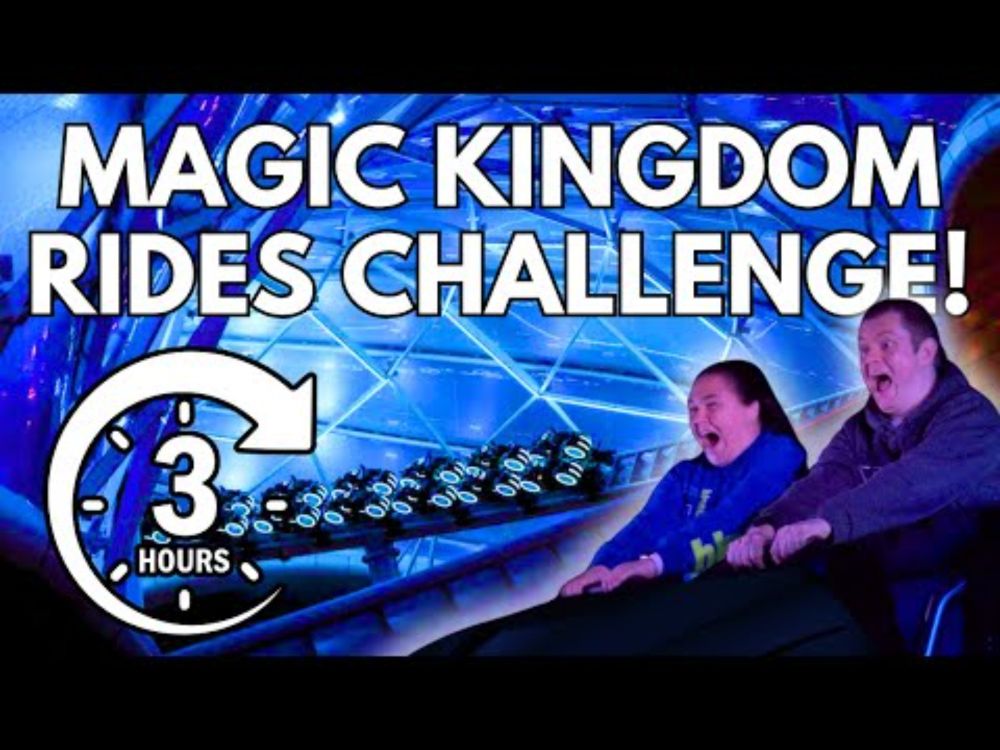 Magic Kingdom RIDES CHALLENGE! How much can we do in 3 hours? 🎢 | Walt Disney World Vlog 2025