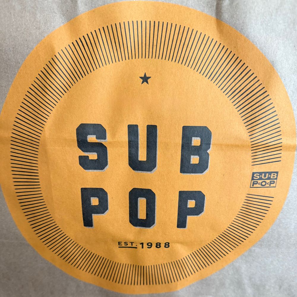 A label that says “Sub Pop”