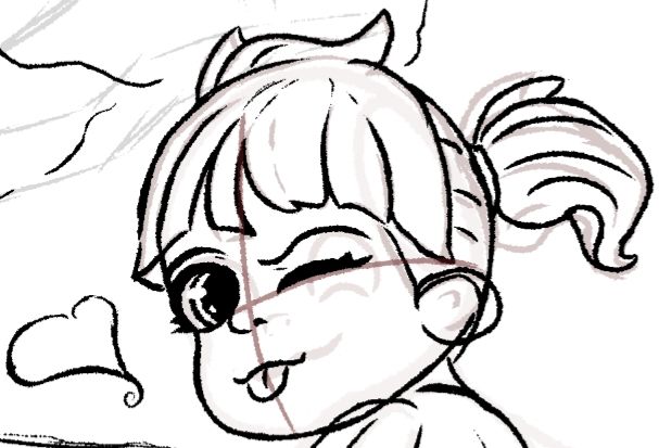 loli doing a BLEP ;P