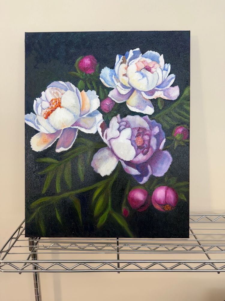 Fantasy Peonies oil painting 