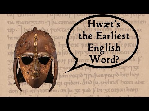 What's the Earliest English Word?