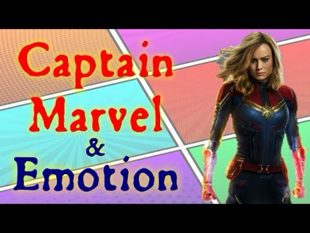 Captain Marvel, Comic Books, & Facial Expressions