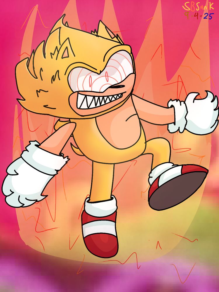 Fleetway Super Sonic, from the fleetway sonic comics