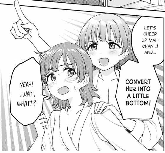 Asumi-chan Is Interested in Lesbian Brothels!
Lesbian sapphic yuri gay
Manga
Meme