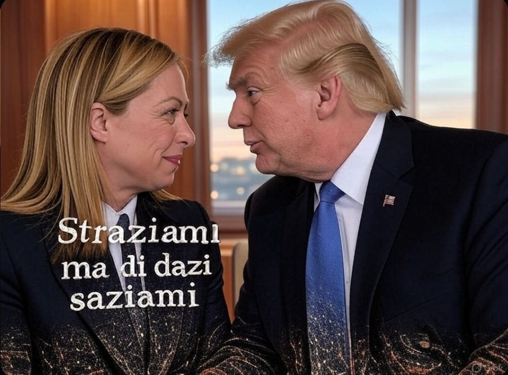 Meloni a Trump: Straziami ma di dazi saziami