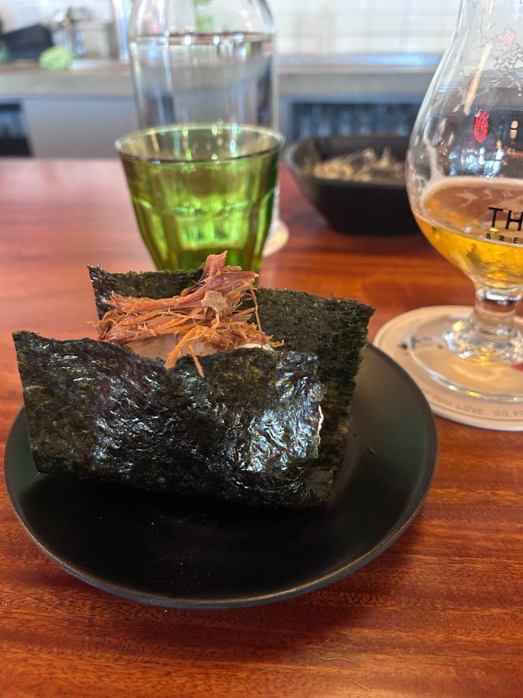 A miso pork onigiri