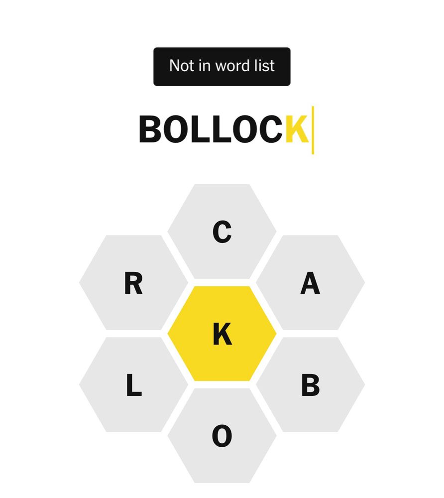 American word fae calls to recognise Bollock