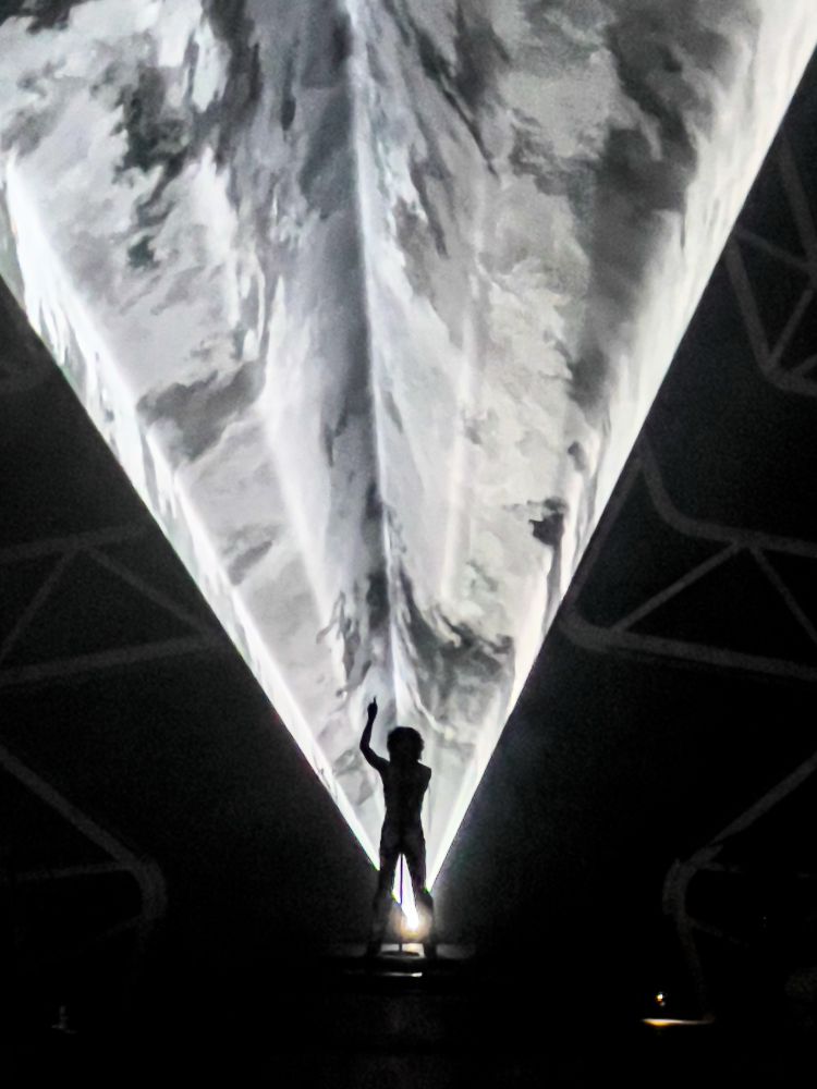 Conan Gray white laser background