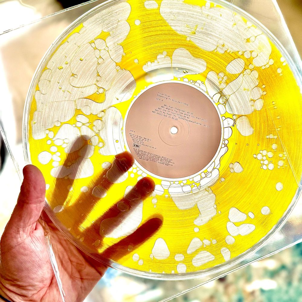 Troye Sivan 
Something to Give Each Other 
Clear, honey-filled vinyl
Blood Records
(in hand)