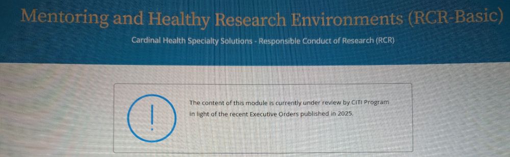 Executive order blocking research training
