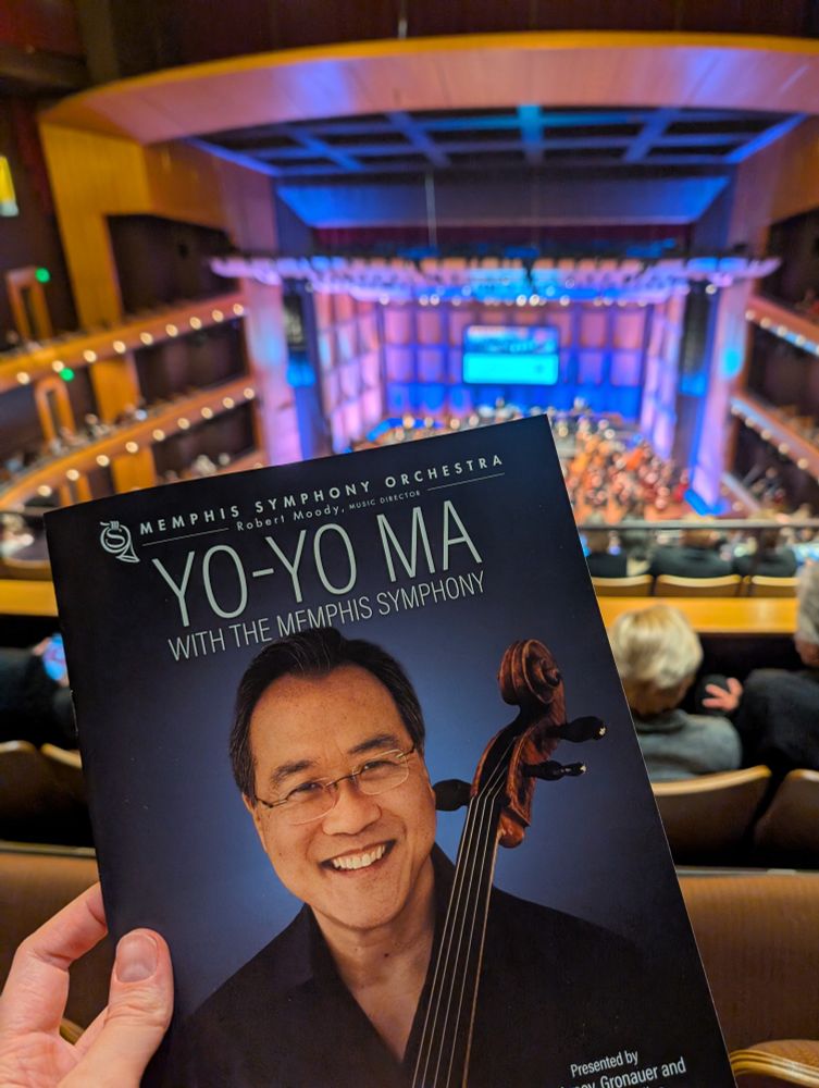 Yo-Yo Ma in concert in Memphis