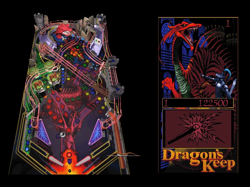 From the same game that Space Cadet originally came from, a medieval fantasy pinball game can be played in Full Tilt Pinball