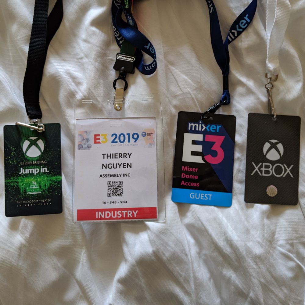 E3 2019 badges