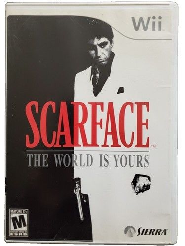 Scarface: The World is Yours case for the Wii