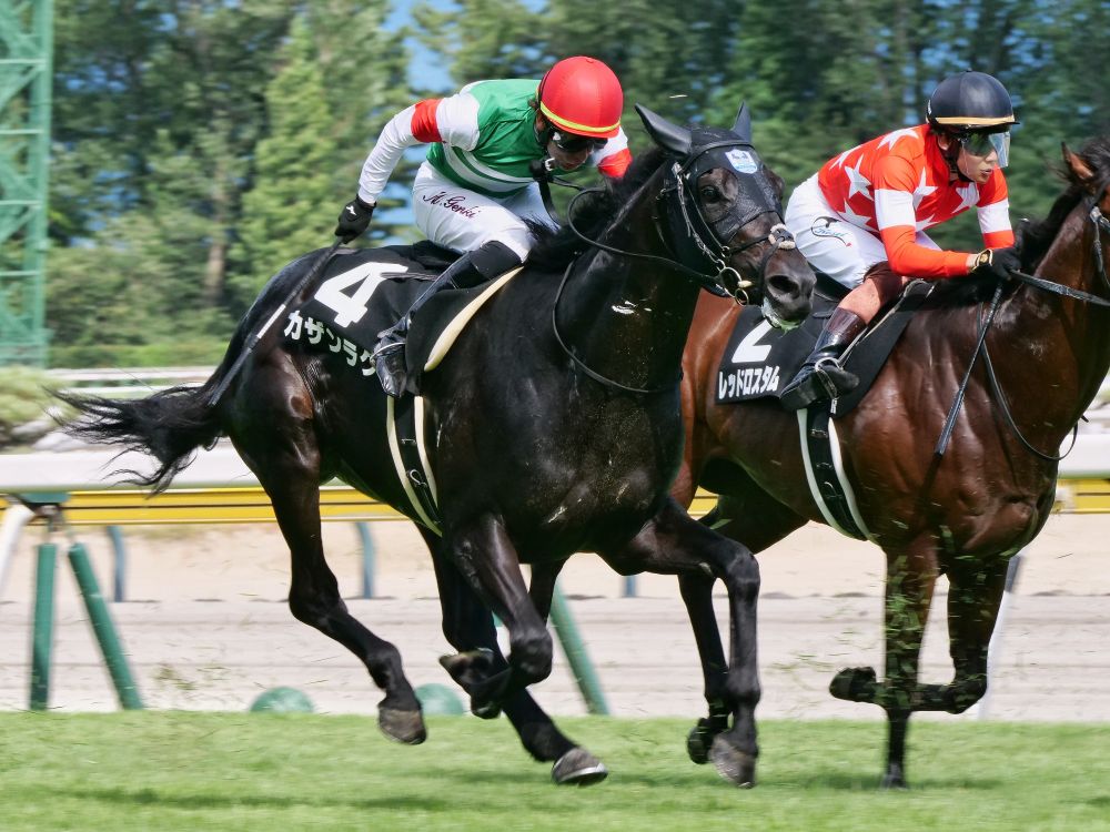 カザンラクと丸山騎手