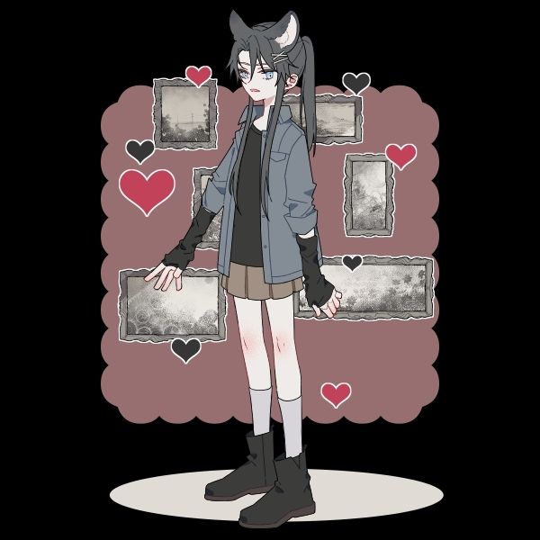 Vannara might always carry her jacket, but she downgrades the military aesthetics depending on the situation. She can materialise the full uniform when needed 