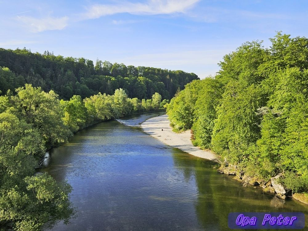 Blick auf die Isar bei Grünwald