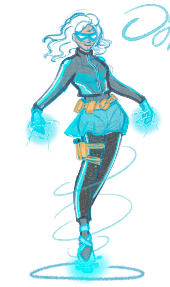 Illustration/sketch of an OC named Dylan Tyler.