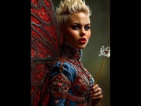 Warrior of elegance and fire #FantasyQueen #EpicStyle #WarriorMuse #EnchantedLook