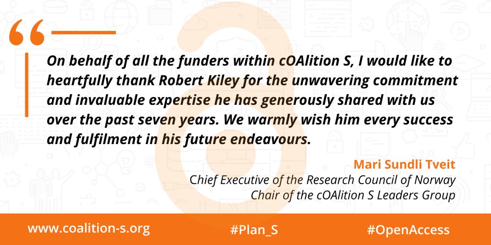 Quote from Mari Sundli Tveit, Chair of the cOAlition S Leaders Group