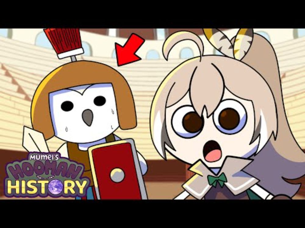 Learn about Gladiators with Mumei! | Mumei's Hooman History (Hololive Animated Short)