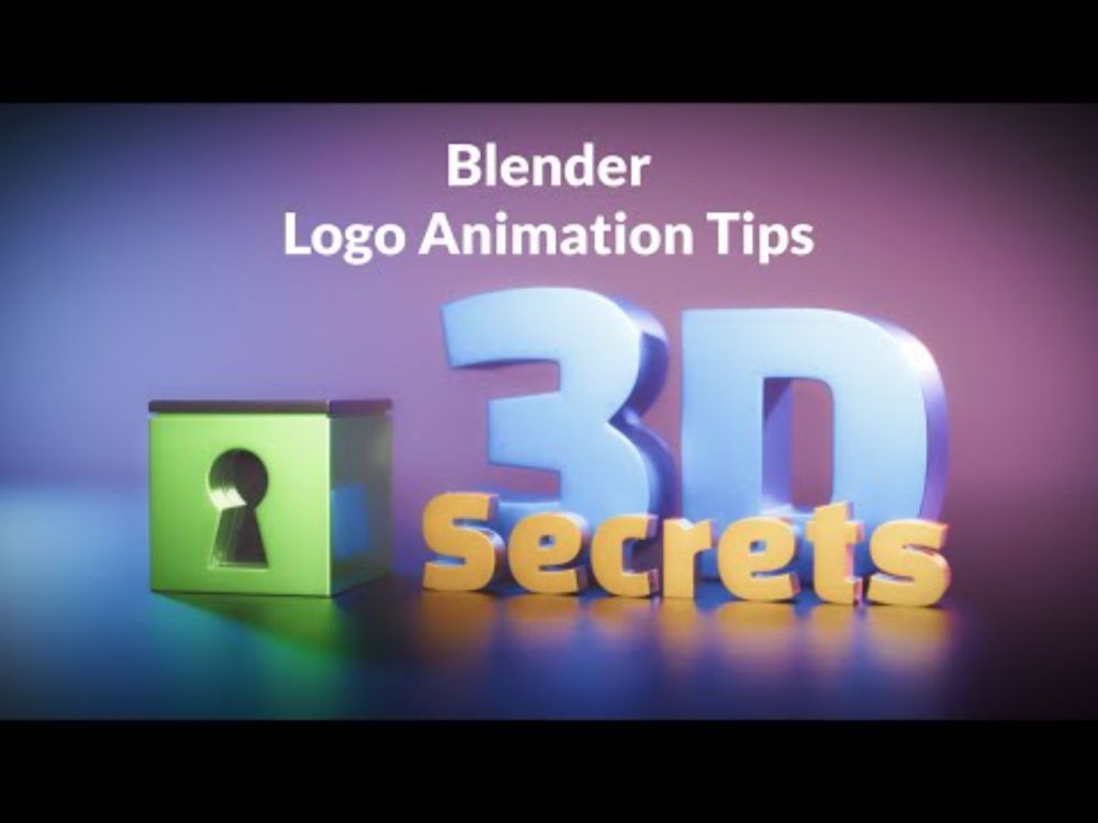 Making a new Logo Animation - Blender Secrets