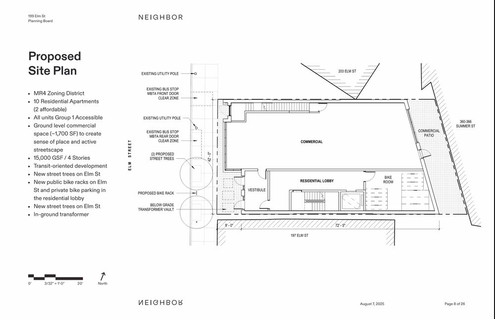 To be updated. Floor plan of the first floor (mostly commercial space).