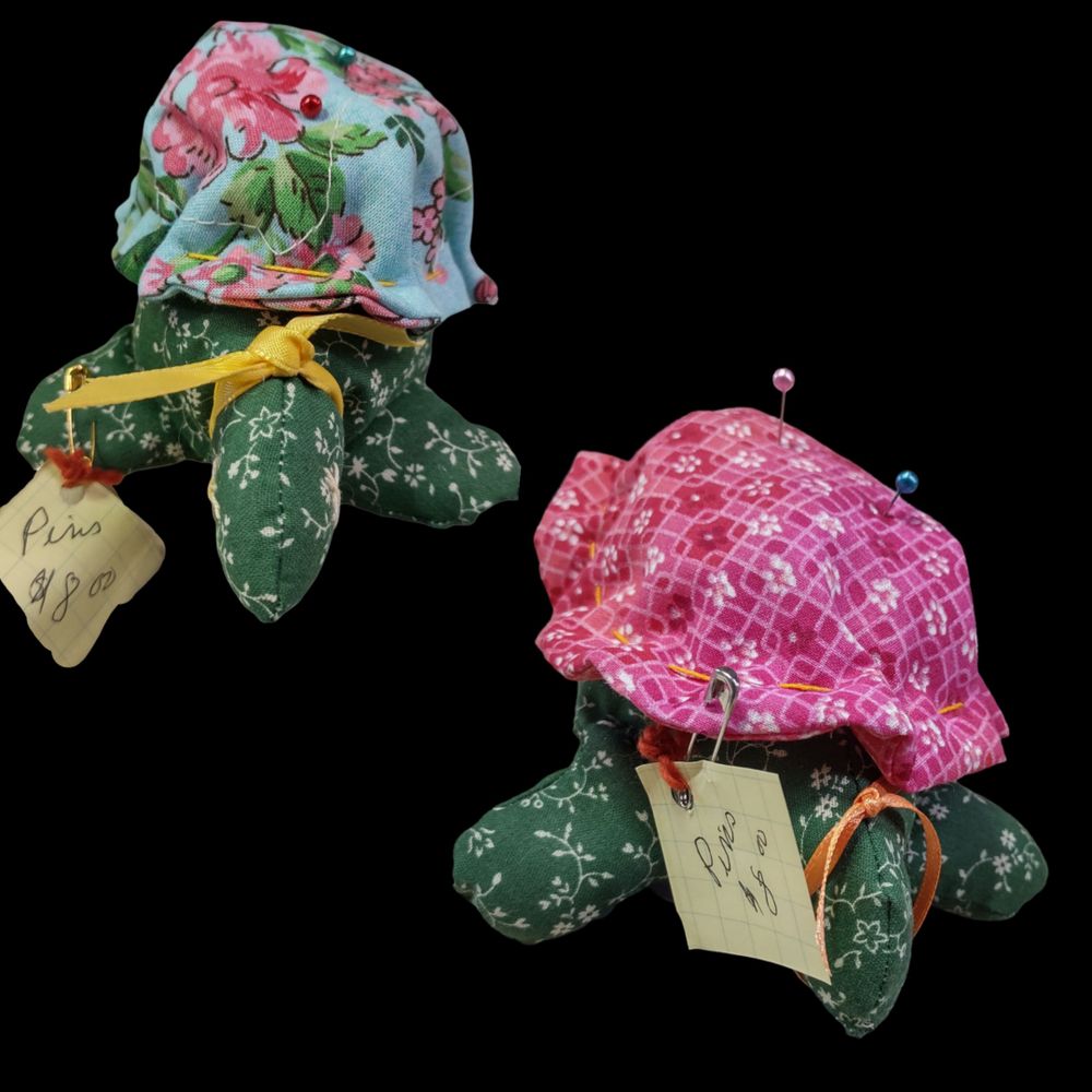 Handcrafted Turtle Pin Cushions