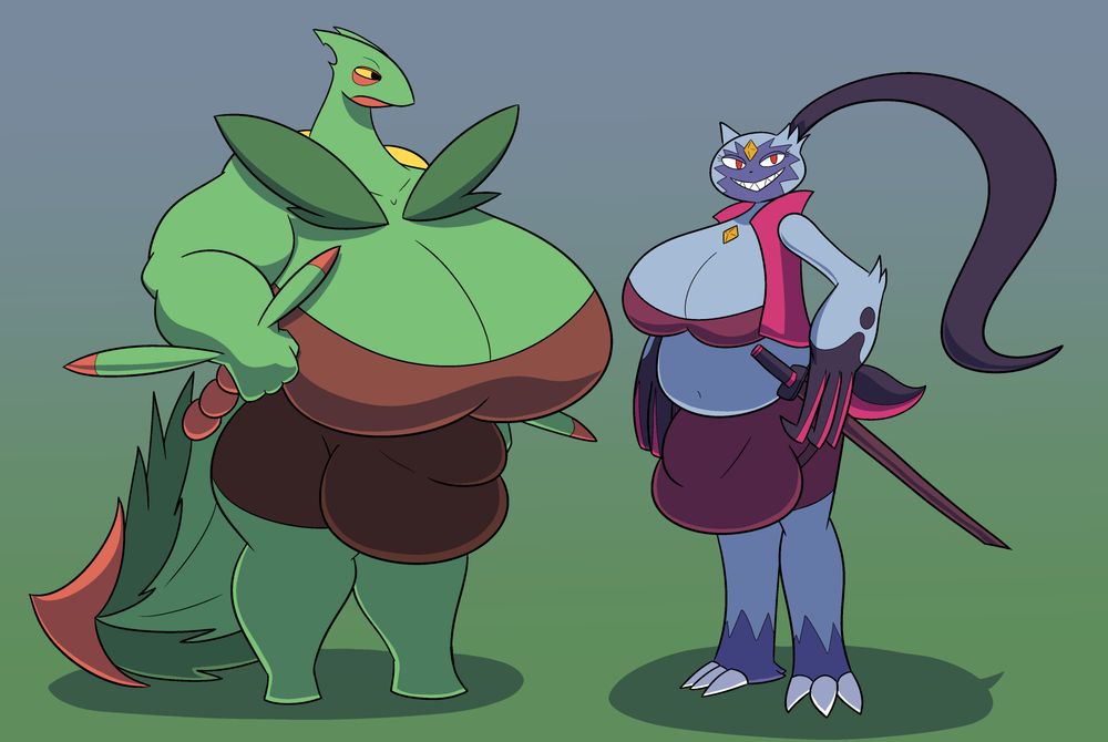 Sneaseler and Mega Sceptile