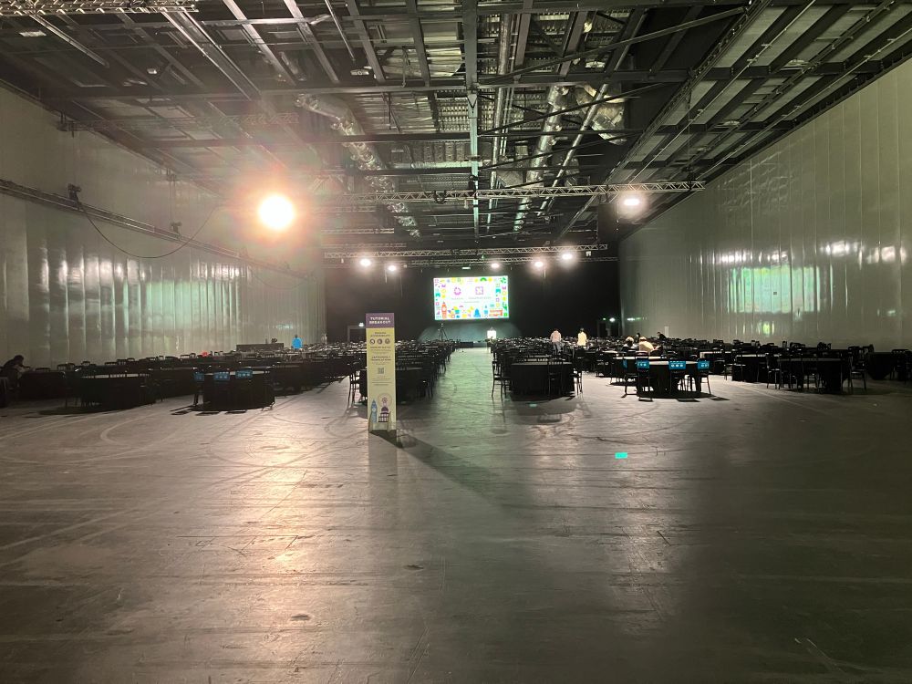 Picture of the tutorial room in Kubecon eu 2025