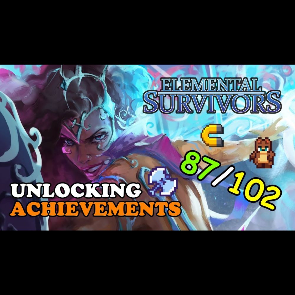 My FIRST Live Stream! JOIN and Say Hi! - Unlocking Elemental Survivors Achievements