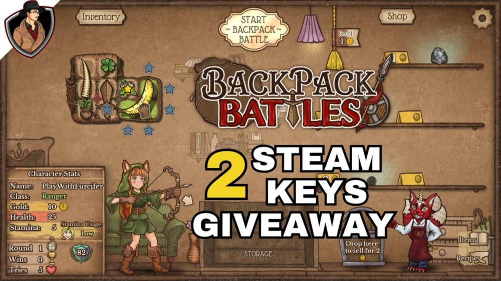 Backpack Battles Giveaway by The Games Detective