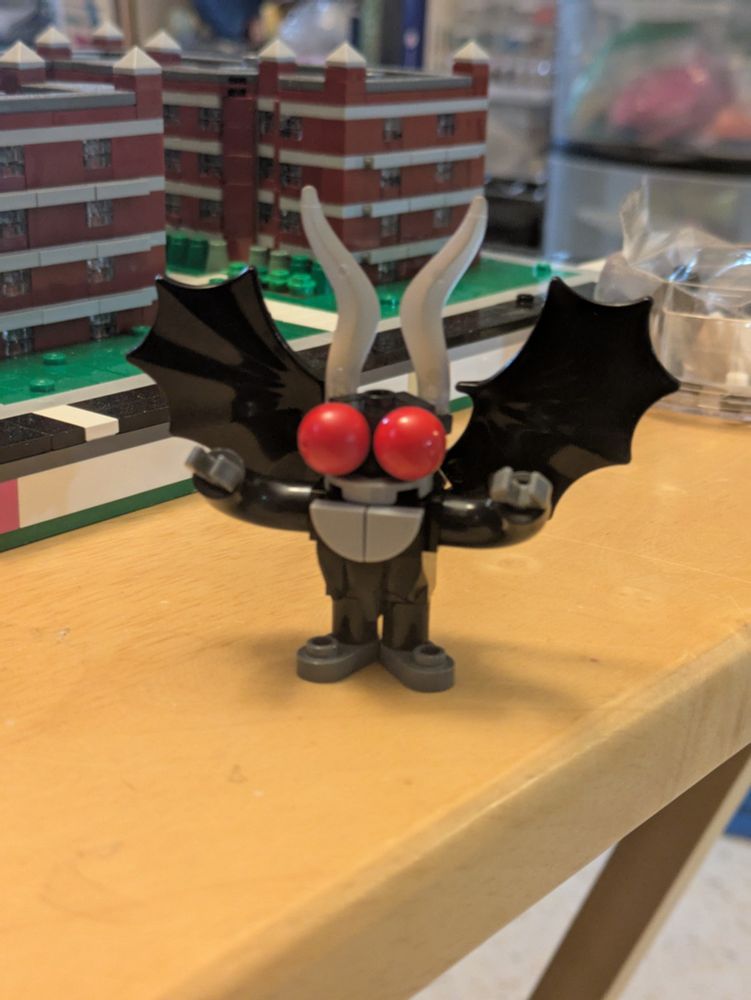 A wee lego mothman 