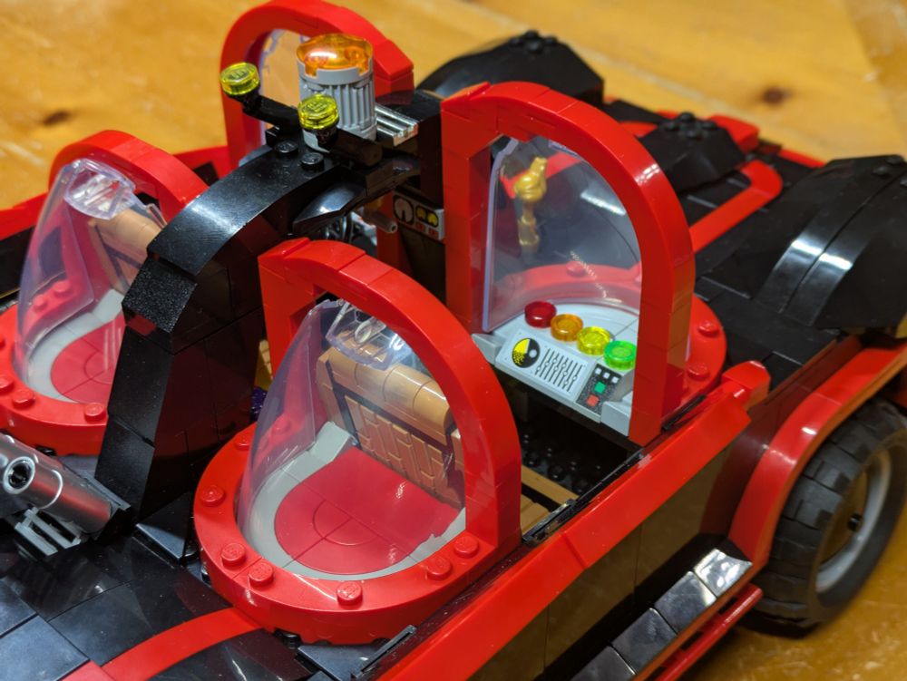 Interior of the Batmobile