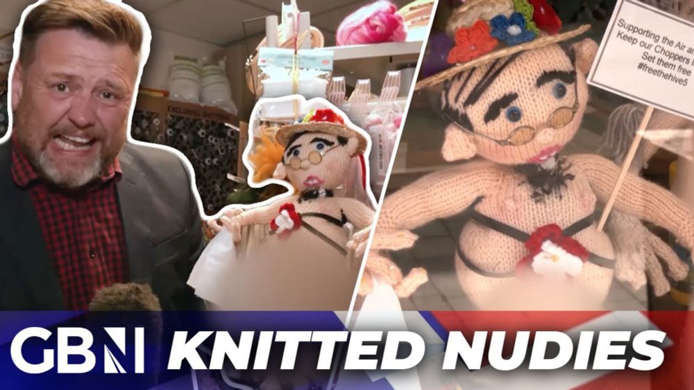 'Naughty NUDIE knitwear': Nude characters knitted by elderly friends spark FURY with locals