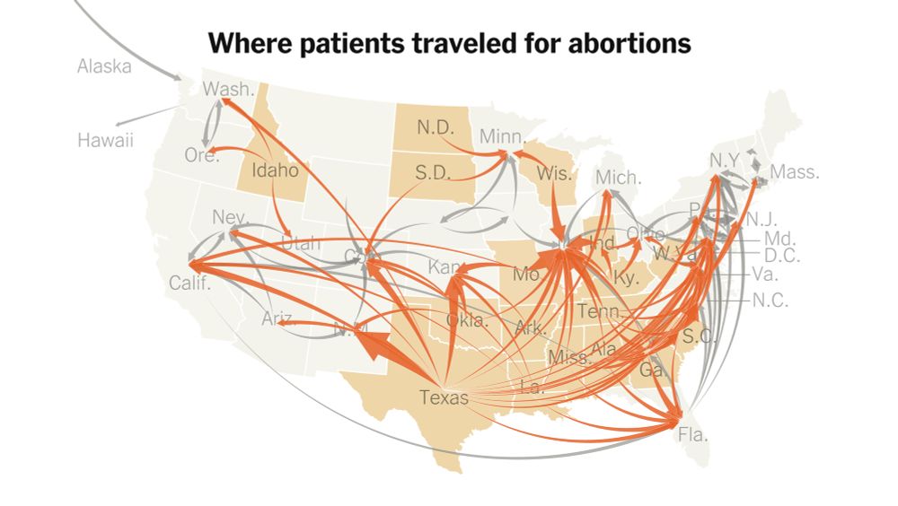 171,000 Traveled for Abortions Last Year. See Where They Went.