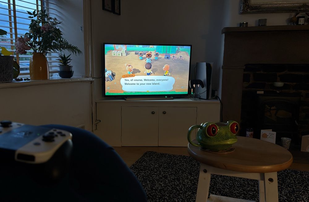 Me playing ACNH