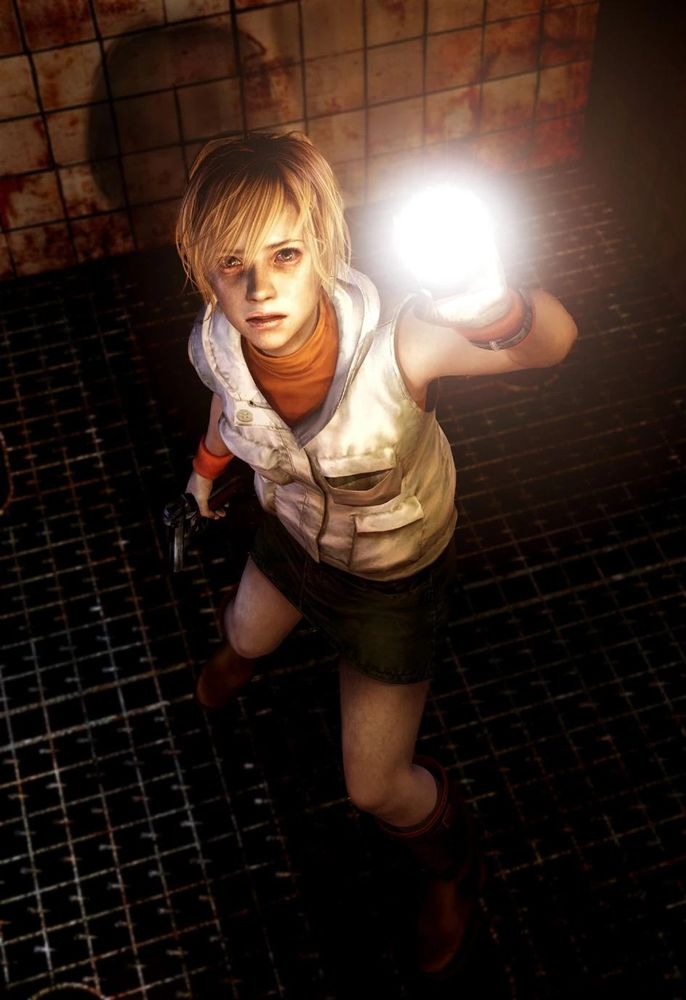 Silent Hill 3 promo CG featuring Heather Mason