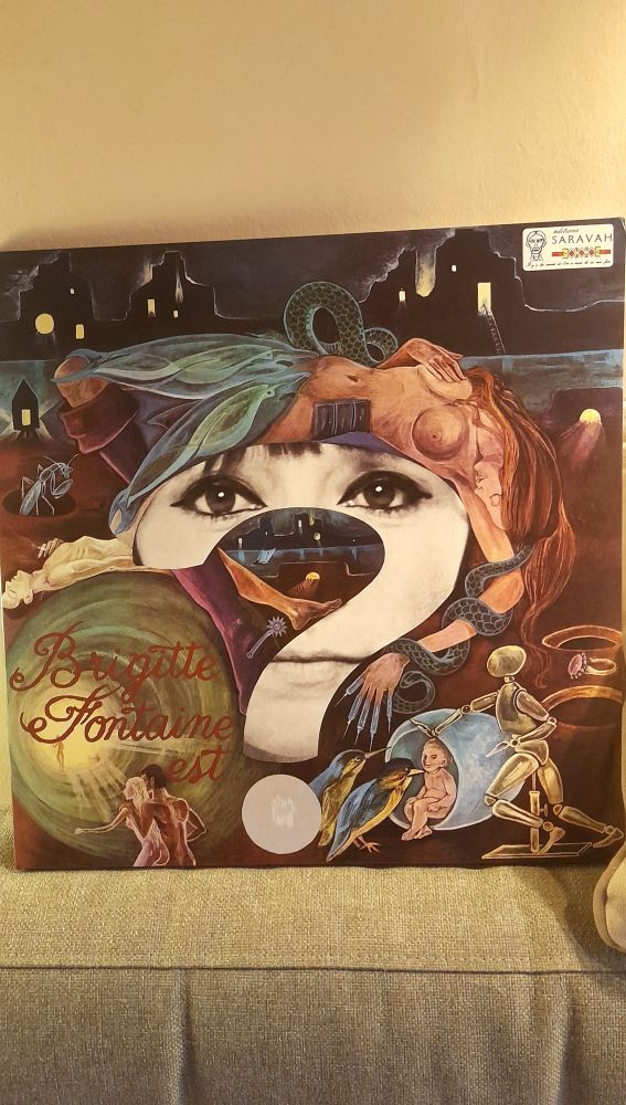 La pochette à la Bosch avec les yeux de Btigitte dans un point d'interrogation 