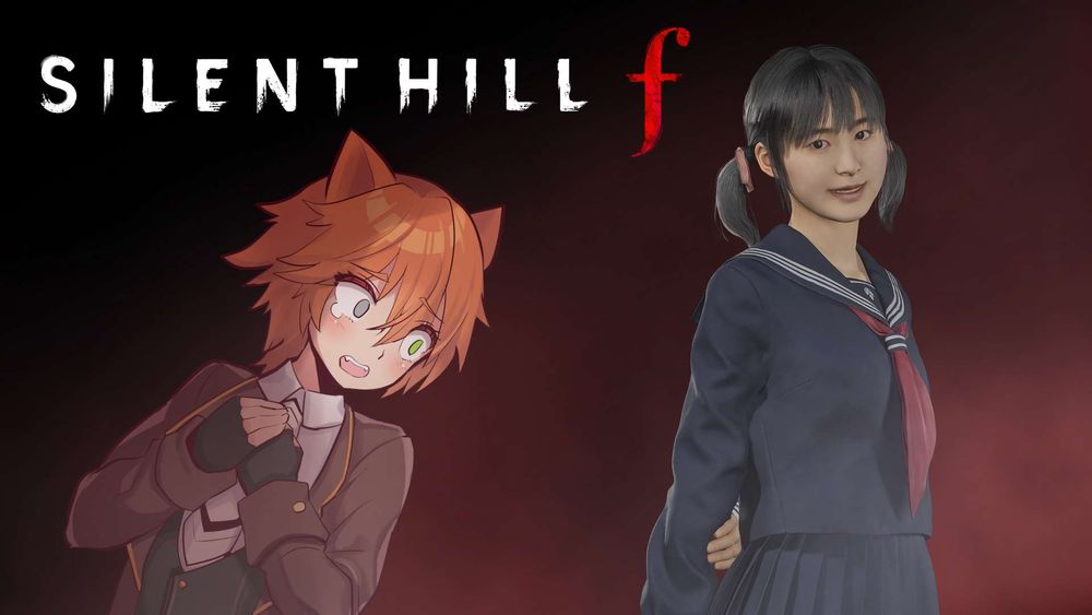 Promotional image for a Silent Hill ƒ stream.
Art by x.com/cougar1404