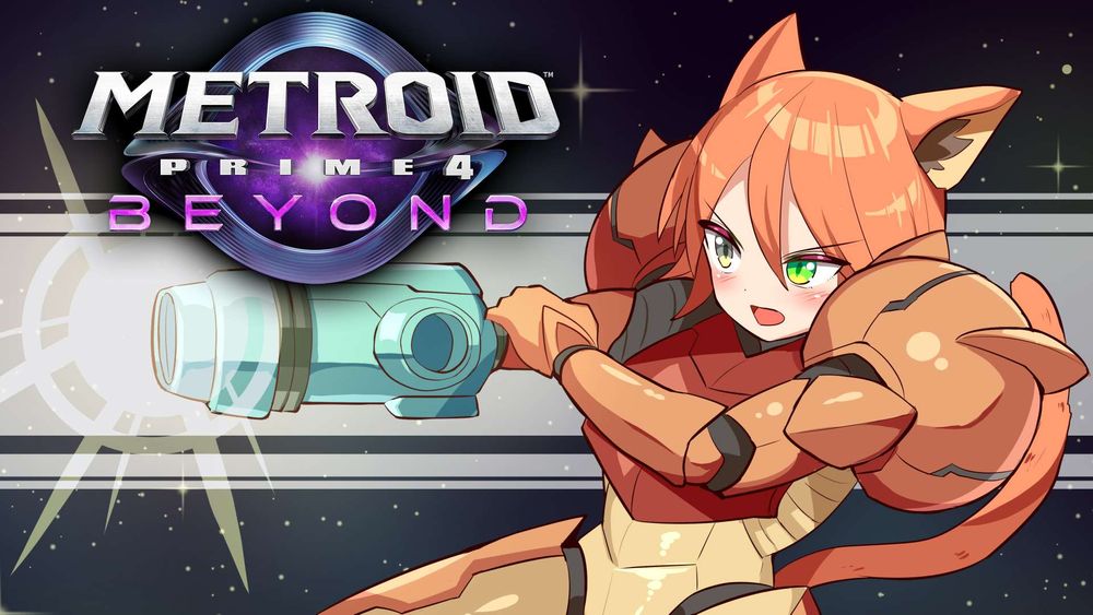 Promotional image for a Metroid Prime 4: Beyond stream.
Art by x.com/cougar1404