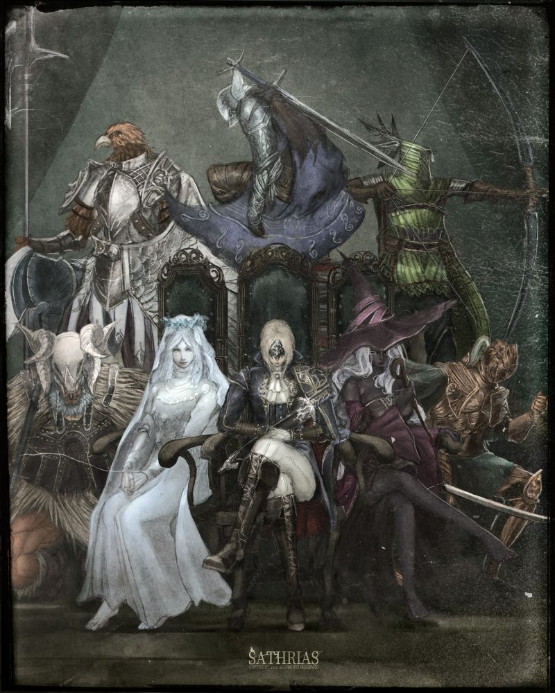 Nightfarers from the game ELDEN RING : NIGHTREIGN all aura farming