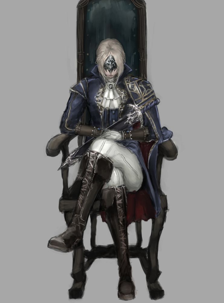 The Duchess of Nightreign sitting in a very familiar seat and pose