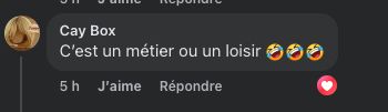 C’est un métier ou un loisir 🤣🤣🤣