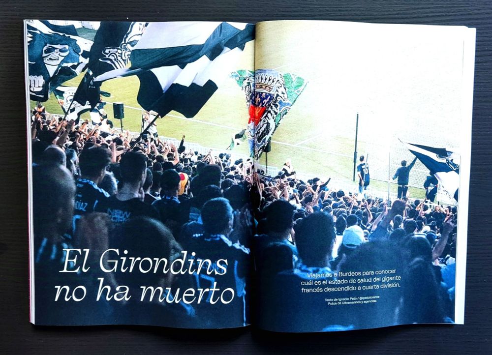 "El Girondins no ha muerto". Reportaje sobre el club de Burdeos en la revista Panenka nº143 (Noviembre, 2024)