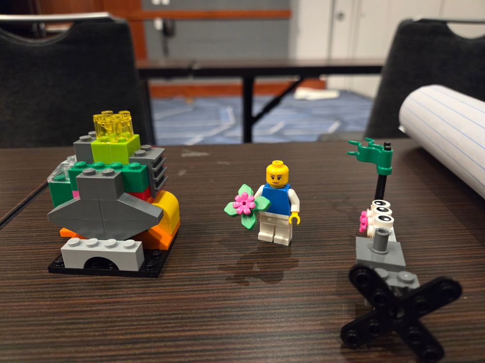 An odd assortment of Legos constructed as a representation of ambivalence. 